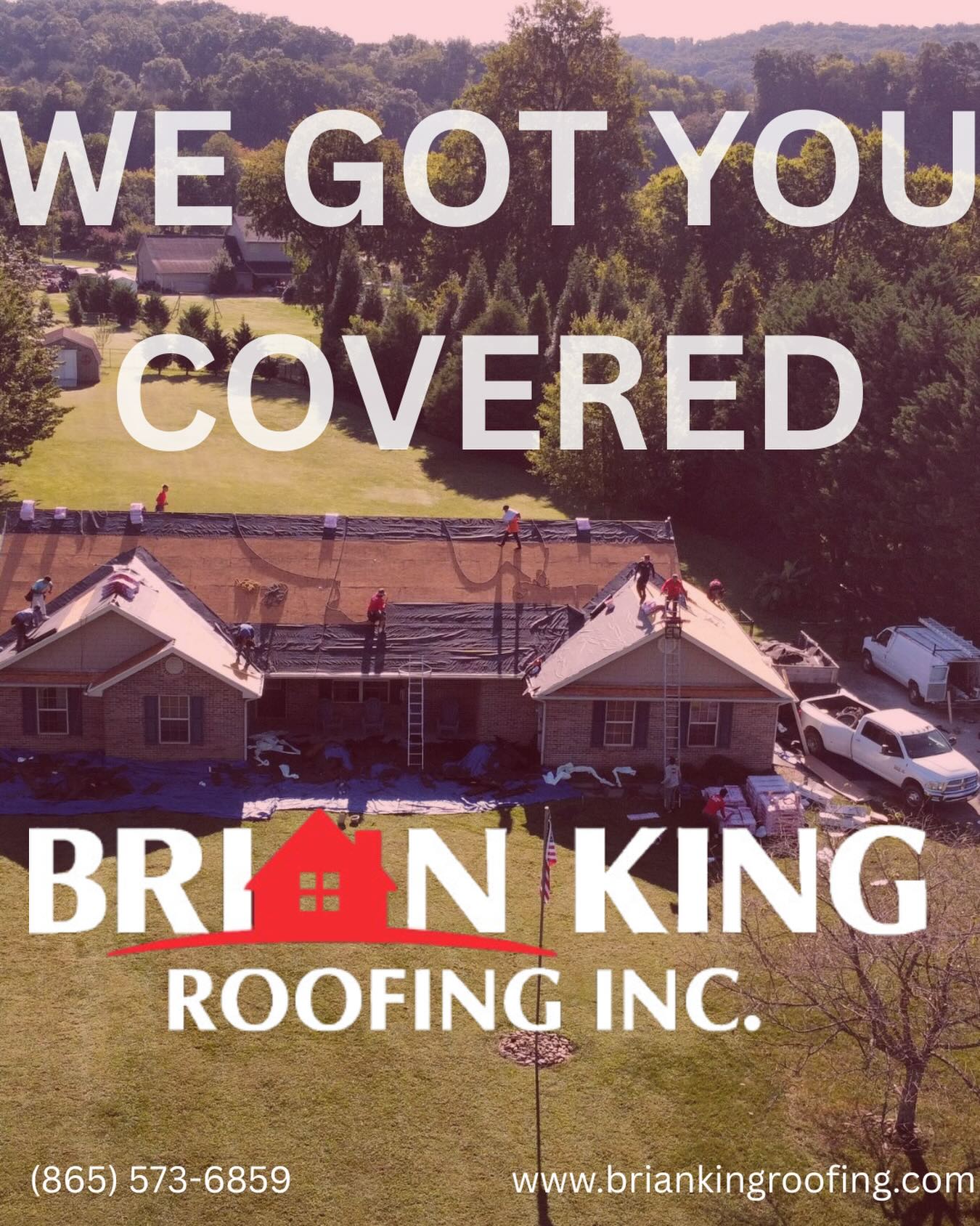 We've got you covered — Brian King Roofing